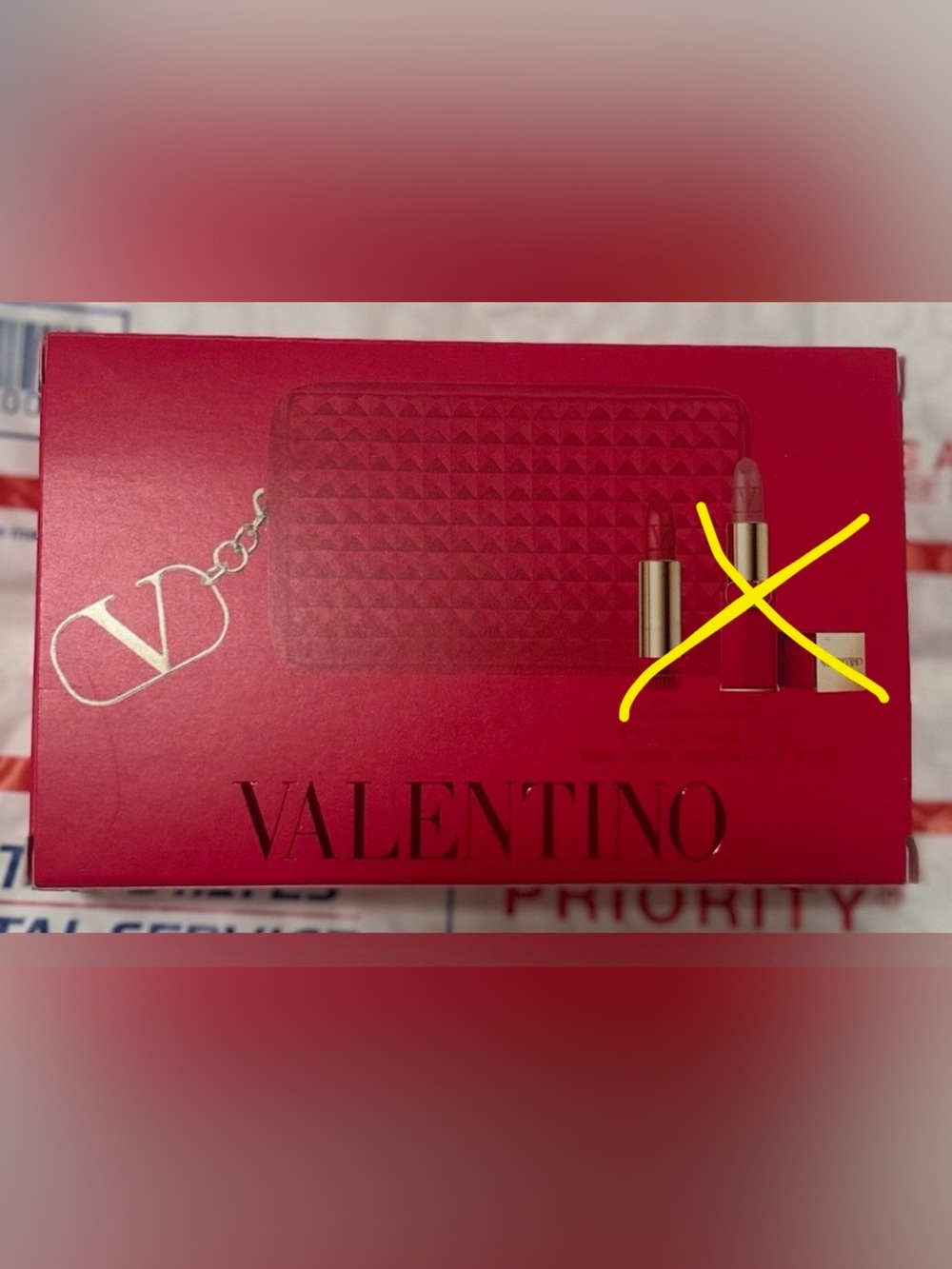 Rosso Valentino Red Pouch. Brand New in Box!